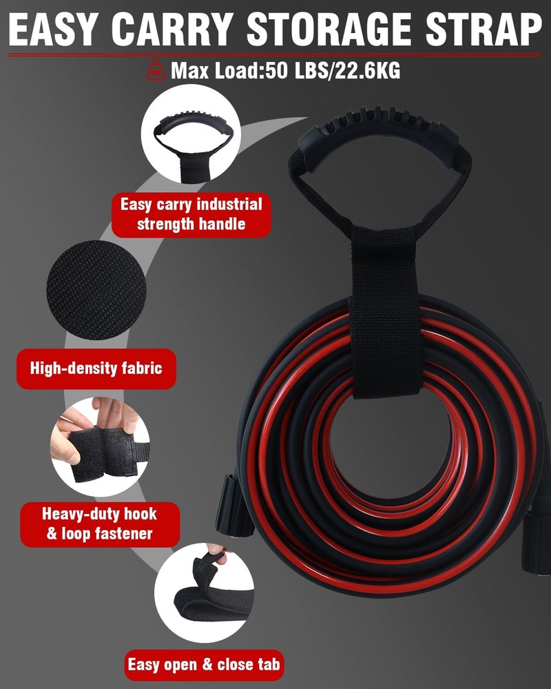 Zebra Clean Flexible Pressure Washer Hose 100 FT, 3600 PSI Kink Resistant Power Washer Hose Replacement, 1/4" electric Washer Hose Extension With M22 x 3/8" Quick Connector - Image 5